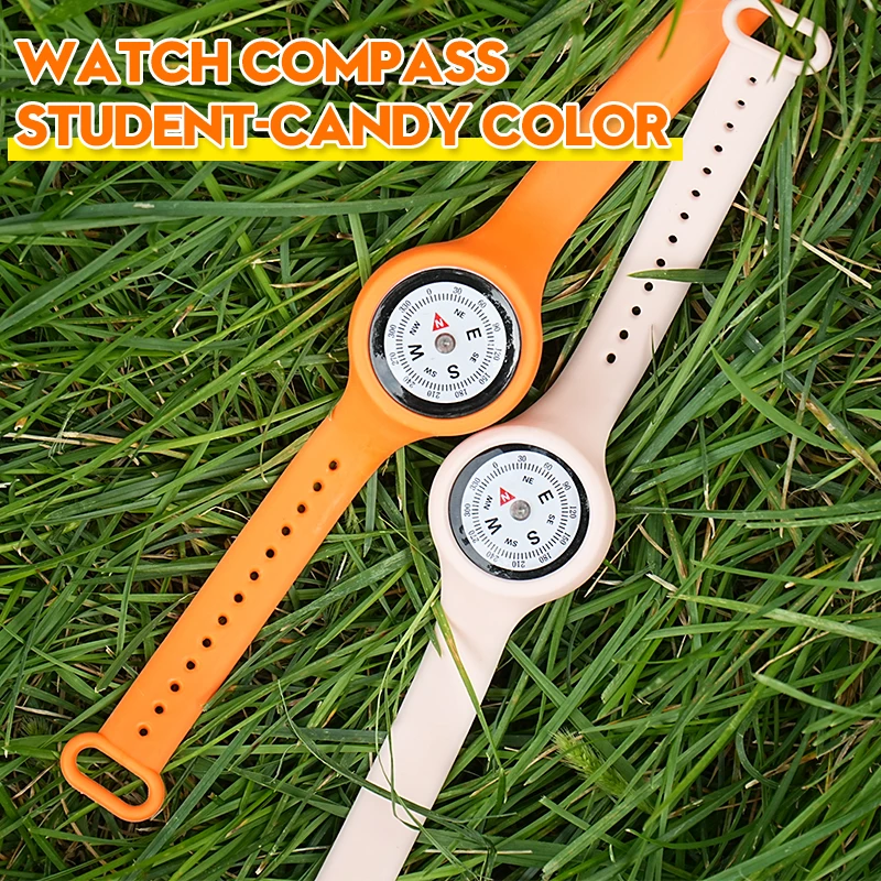 

High Precision Student Watch Compass Outdoor Teaching Aids Teaching Compass North Finder Educational Tool for Students