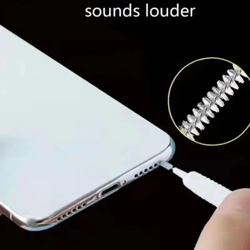 Cell Phone Charging Port Dust Plug with Cleaning Brush for IPhone 15 14 13 16Pro Max Plus Samsung Xiaomi IOS Type C Cleaner Set view 4