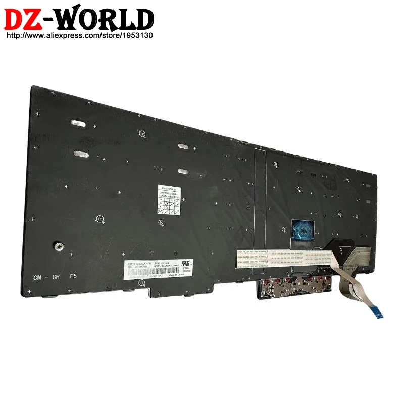 Imagem -03 - Teclado para Lenovo Thinkpad E595 E580 E585 E590 T590 P53s L580 L590 P52 P72 P53 P73 01yp590 01yp750 01yp588 01yp748 01yp669