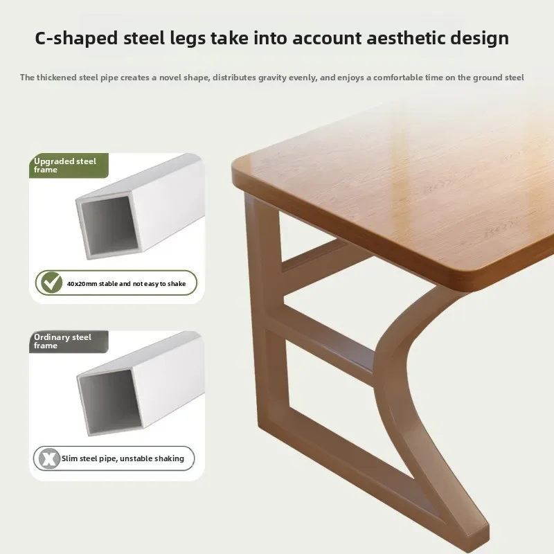 مكتب الكمبيوتر سطح المكتب المنزل غرفة نوم الطلاب دراسة مكتب الكتابة شريط خشبي صلب منضدة مكتب بسيط حديث