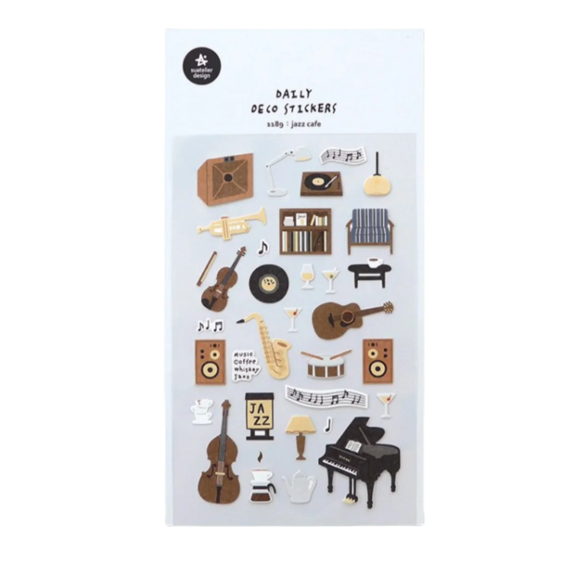Korean Import Suatelier Travel Home Life Study Friend Stickers Scrapbooking Diy Journaling Diary Stationery Sticker School Gift image 3