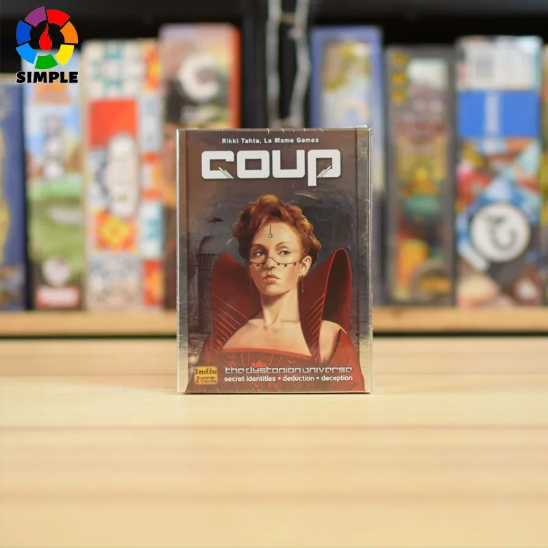 

Игра Coup, полная английская версия для вечеринки, семейная настольная игра, карточная игра