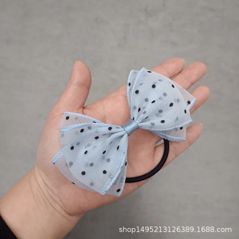 nuovo-elastico-per-capelli-da-studentessa-fiocco-in-filato-di-seta-a-pois-azzurro-chiaro-fascia-per-capelli-elastico-per-capelli