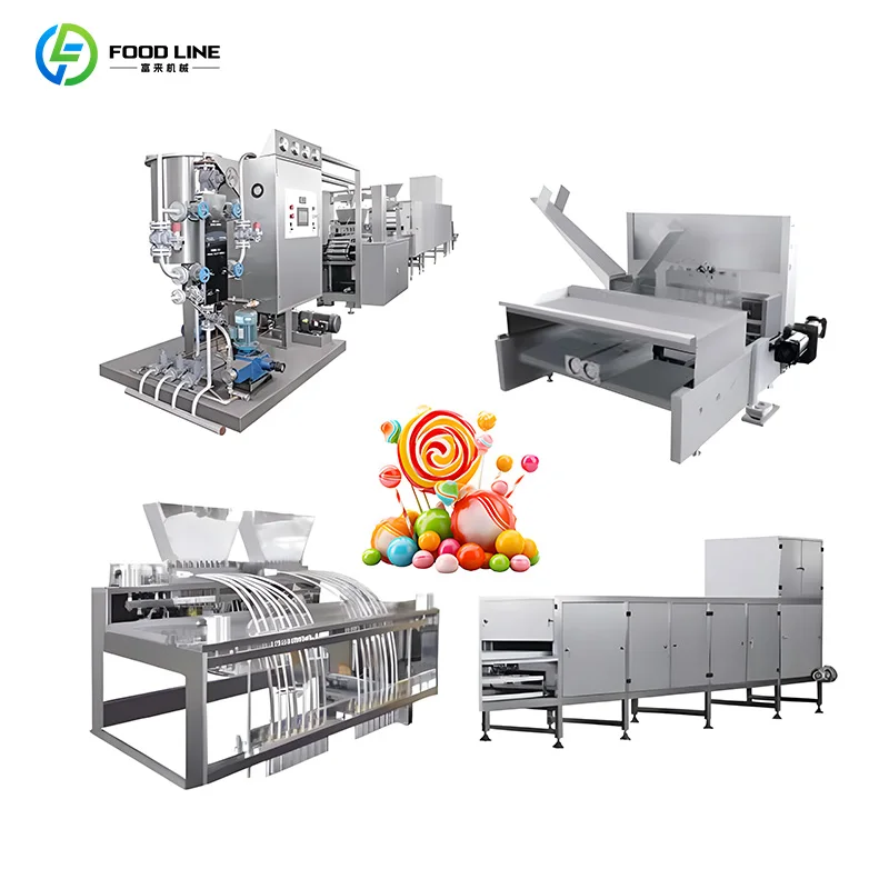 Custom Semi-Automatic Jelly Candy Making Machine Small Capacity Fruit Flavored Jelly Candy Production System