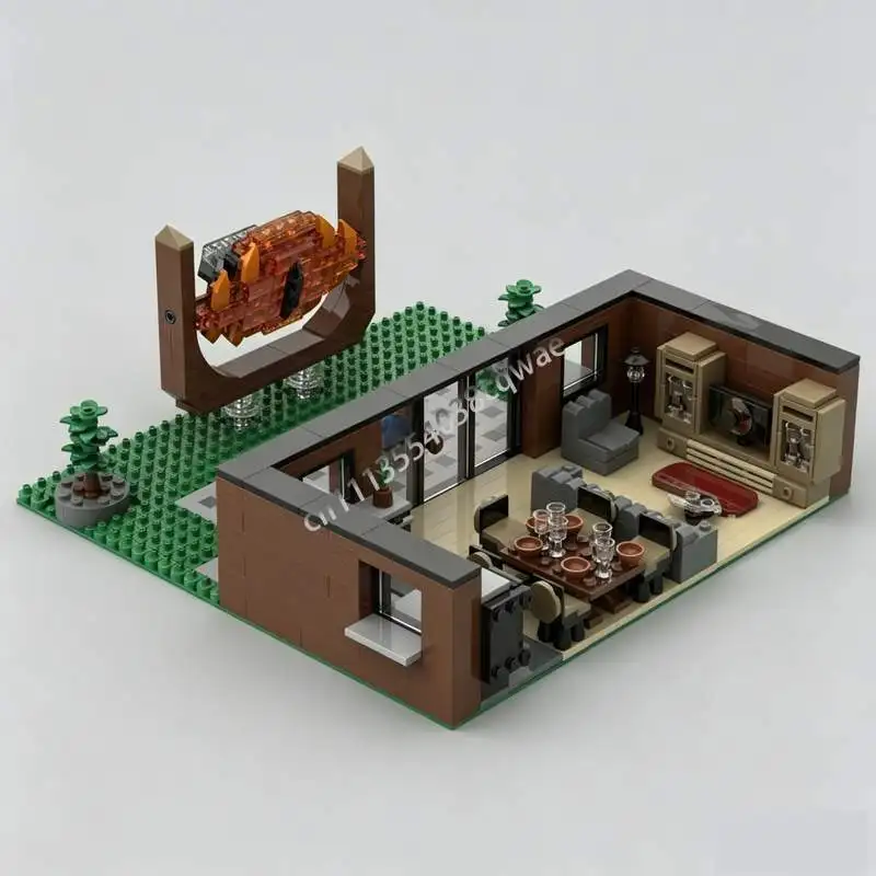 NEW 924 PCS Fantasy Journey MOC Creative Street View Building Blocks Custom Puzzle Architecture DIY Assembly Toy Collection Gift
