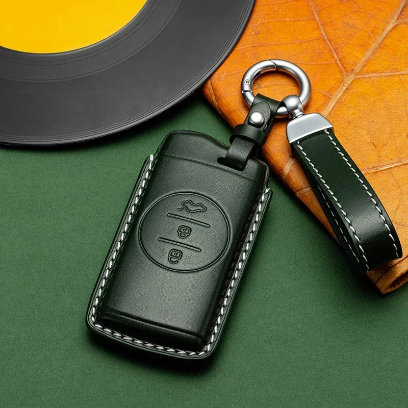 

Simple Style Leather Car Remote Key Case Cover for Exeed VX TXL RX LX Multiple Styles To Choose From