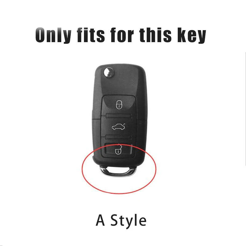 Car Key Case Cover for VW Volkswagen Polo Tiguan Passat B5 B6 B7 Golf 4 5 6 MK6 Jetta Beetle Eos Scirocco Up Transporter Sharan