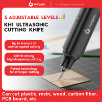 Awgem 40KHz Handheld Ultrasonic Cutter Ultrasonic cutting knife DIY Electric Carving Tool for Plastic/Resin/3D Printing/Textile