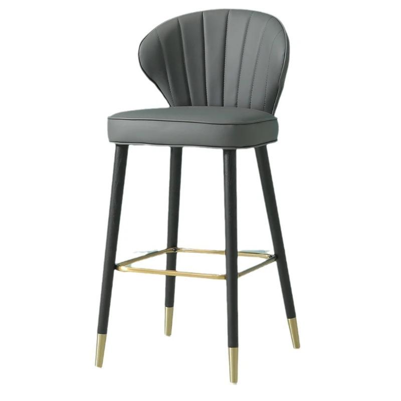

Nordic Bar Chair Modern Simple Home Back Chair High Chair