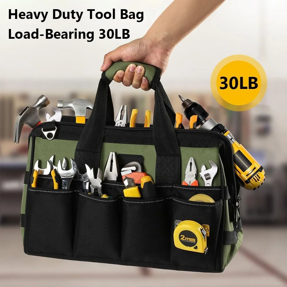 15''-large-capacity-portable-tool-kit-with-shoulder-strap-waterproof-heavy-duty-tool-organizer-thickened-wear-resistant-toolkit
