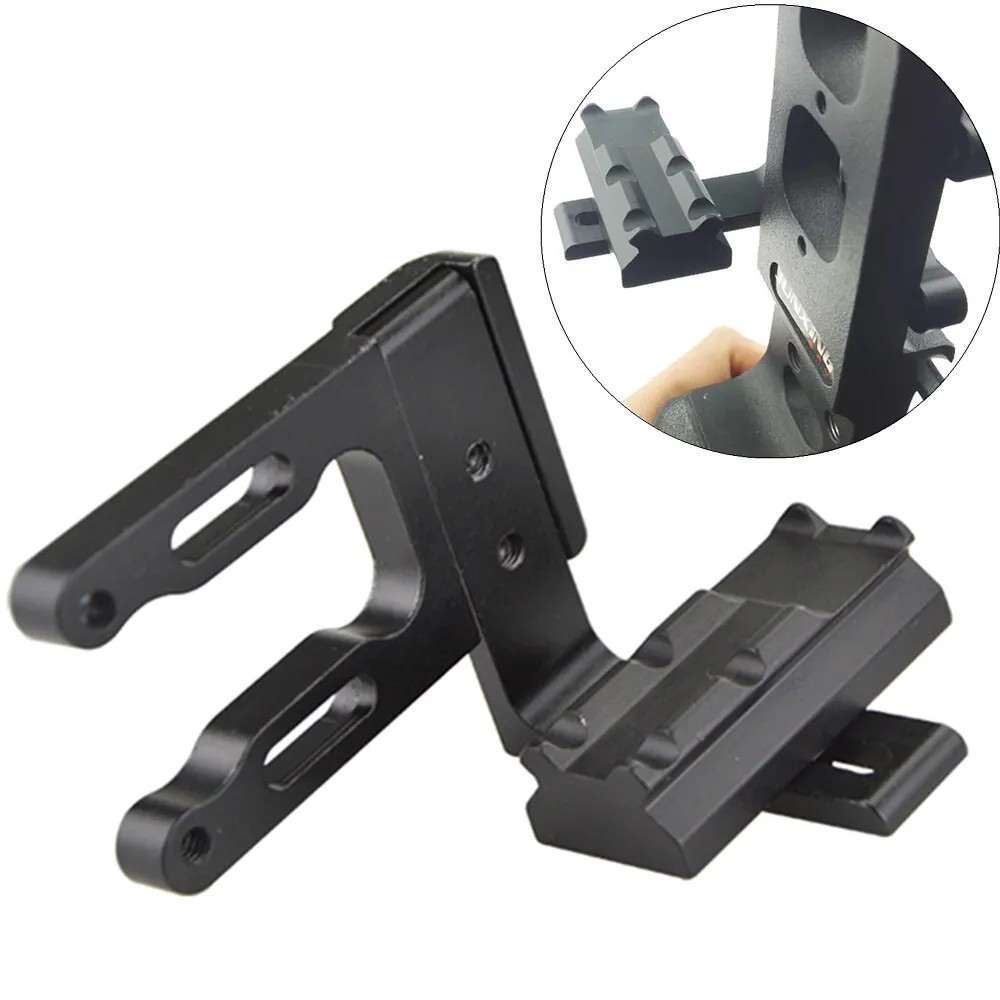 1pc Archery Bow Sight Bracket Laser Sight Scope Mount Holder CNC Aluminum Compound Recurve Bow Outdoor Shooting Hunting