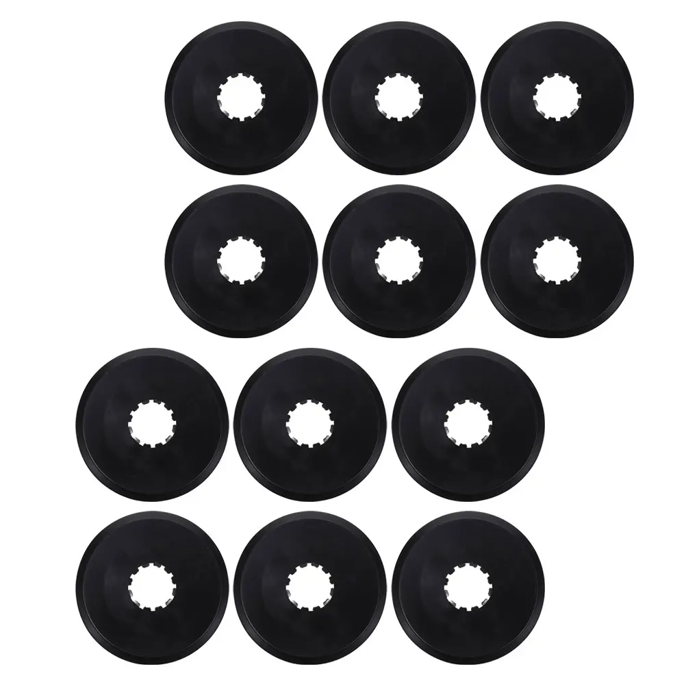 

12 Pcs Rear Derailleur Protector Bicycle Sprocket Wheel Freewheel Guard Chain Bike Protection Plate Covers
