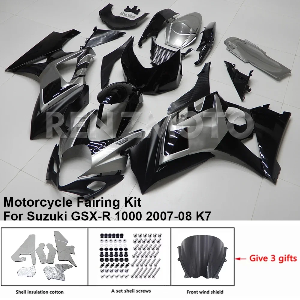 

Motorcycle Fairing Set Body Kit Plastic For Suzuki GSXR GSX-R 1000 2007-08 K7 Accessories Injection Bodywork S1007-113a