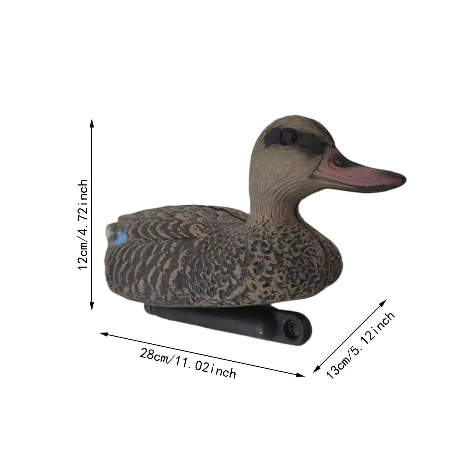Duck Decoy Lifelike Decorative 3D Simulation Hunting Duck for Yard Pond Pool