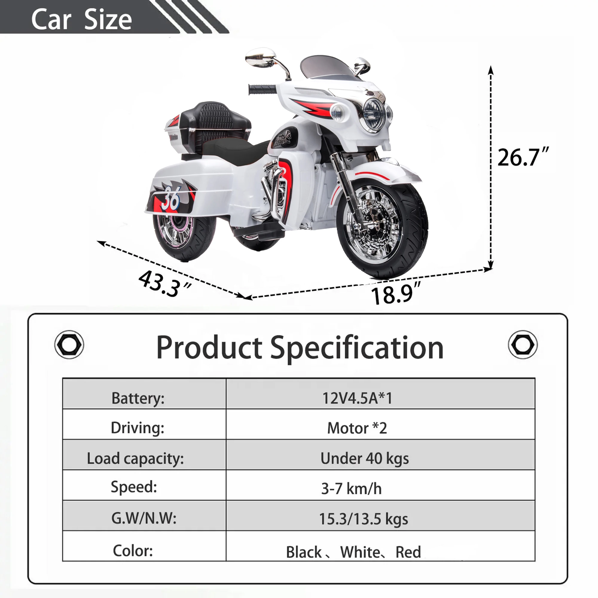 어린이용 전동 오토바이 장난감 12V 25W, 음악,  - Kids Outdoor Ride On 리뷰 및 가격