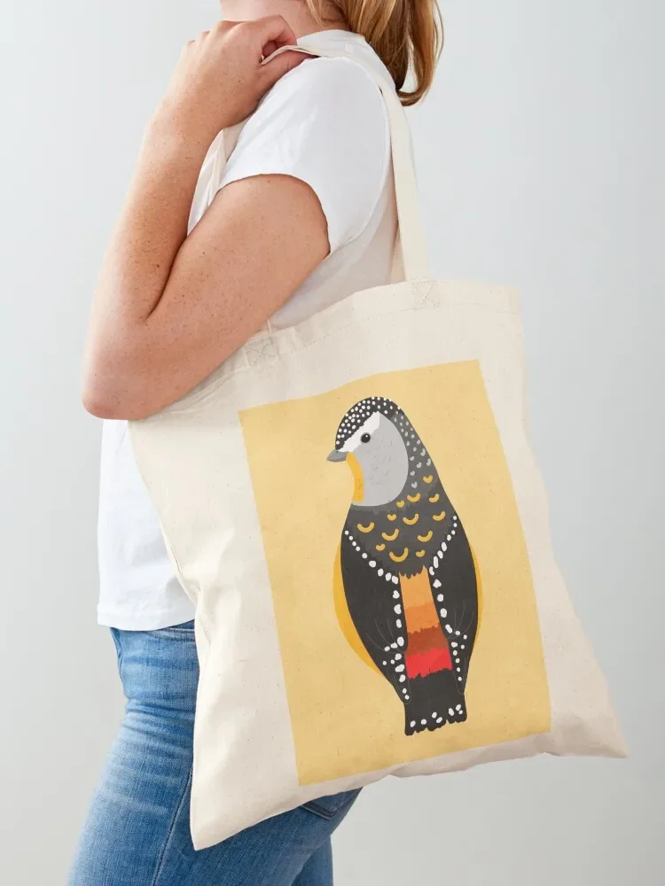 P for pardalote a.k.a. Diamond bird Tote Bag shopping bags foldable Lady bag shopping trolley bag