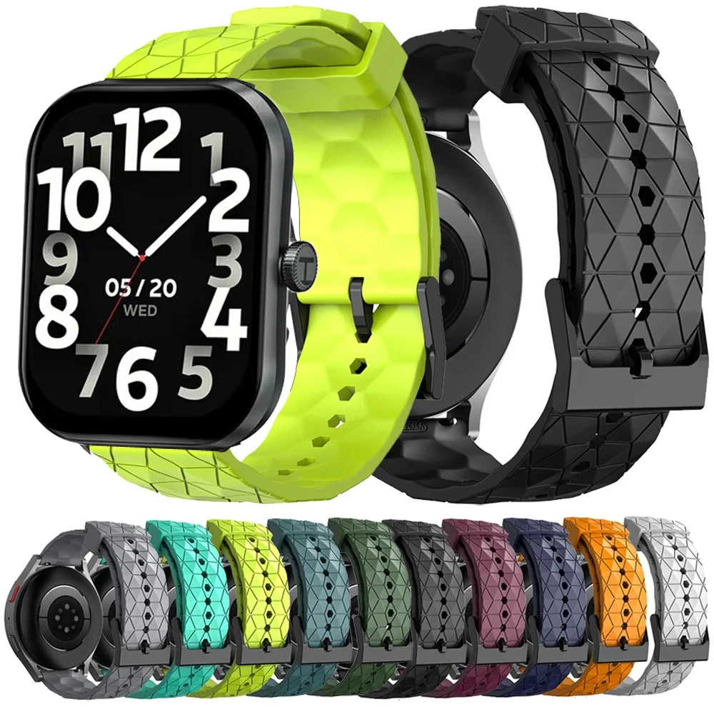 Horlogeband voor HAYLOU Horloge S6 Zwemmen Band Smartwatch voor HAYLOU Horloge S6 SmartWatch Siliconen Zacht Ademend Sport Bracele