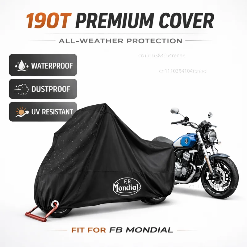 

Чехол для мотоцикла FB Mondial Flat Track HPS 125 300 Hipster Imola SMT SMX 125 Enduro Motard, водонепроницаемый, пылезащитный, всесезонный