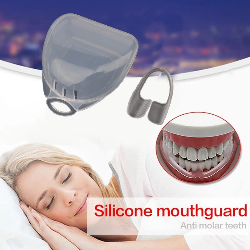 

New Bruxism Mouth Guard Sleep Mouthguard Splint Clenching Dental Braces Alignment Trainer Sleep Aid Teeth Protector Tools
