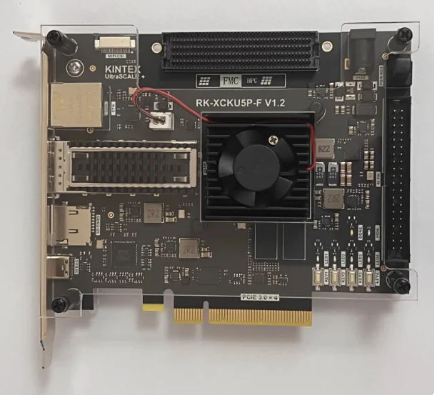 For KU5P development board, FPGA development board, XCKU5P, FMC, HPC, QSFP28, 100G optical port, PCIE3.0