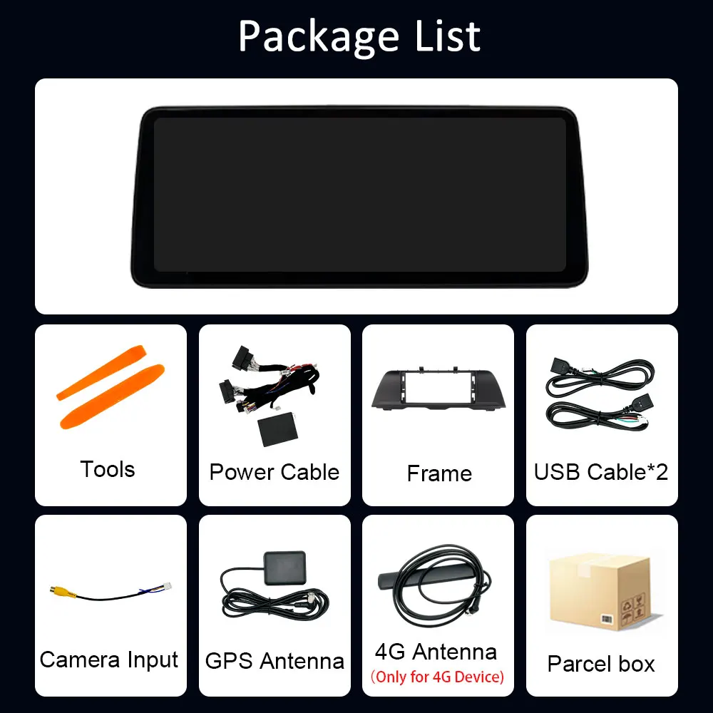 Android 16 Kabelloses Carplay Autoradio Multimedia-Player für BMW 5er F10 F11 2010 - 2017 CIC NBT System QLED Bildschirm GPS WLAN – Detail 4