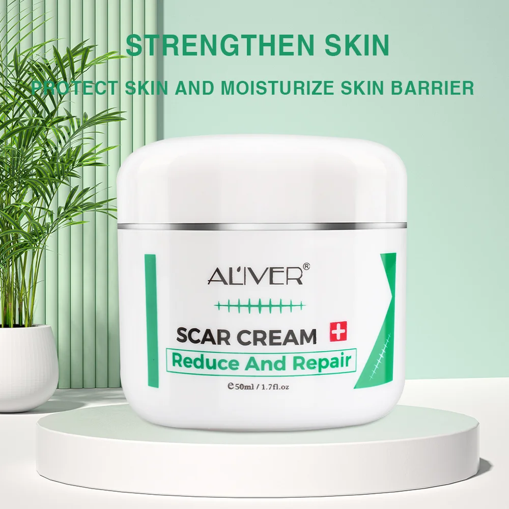 ALVER Acne Scar Stretch Marks Remover Cream Skin Repair Acne Black Dots Spots Acne Treatment Blackhead Bleaching Cream 50ml