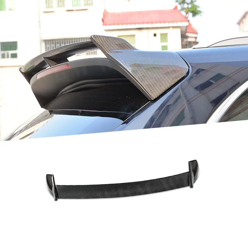 

Carbon Fiber Rear Roof Spoiler Middle Wings Fit for Porsche Cayenne 958 SUV 4 Door GTS S Sport 2015 2016 2017