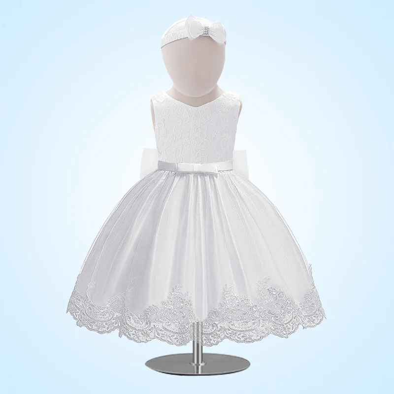 Baby girl dress little princess lace color matching baby year old summer cape