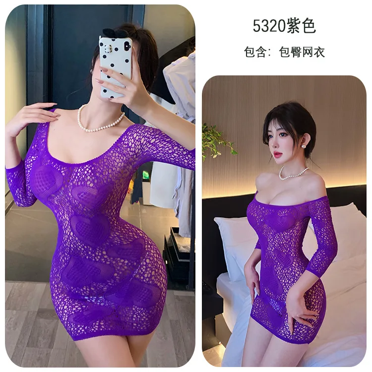 

Длинное ночное сексуальное женское белье больших размеров, сетчатое платье, нет необходимости снять, сетчатое платье, страстное искушение, комплект постельного белья для флирта 5320