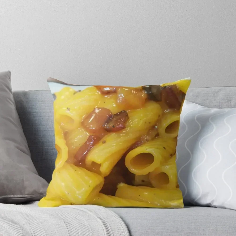

Italian Food - Carbonara Throw Pillow Christmas Pillow Covers Elastic Cover For Sofa Pillows Aesthetic pillow