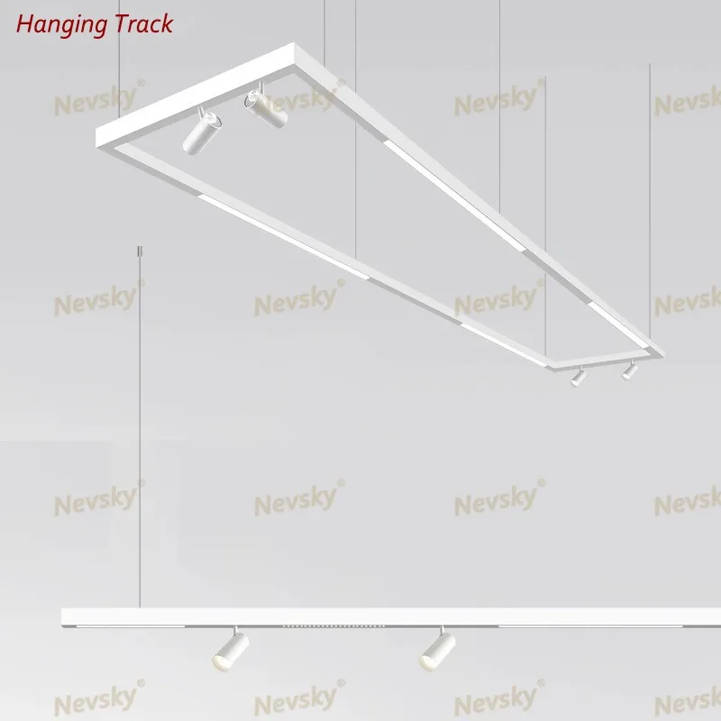 N5 White Magnetic Track Lights (Provide quotation according to drawings)