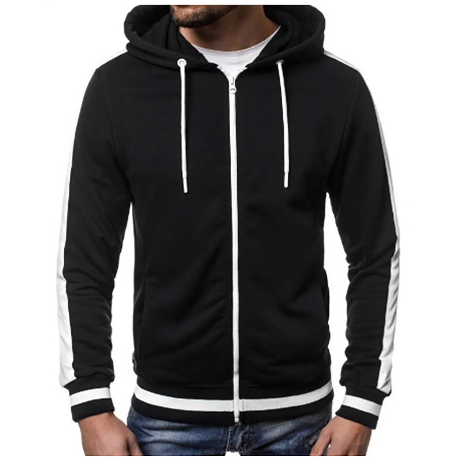 2024 New Men's Hoodies Sweatshirts Zipper Hoodie Men Sweatshirt Solid Color Man Hoody Sweatshirts For Male Sweatshirts