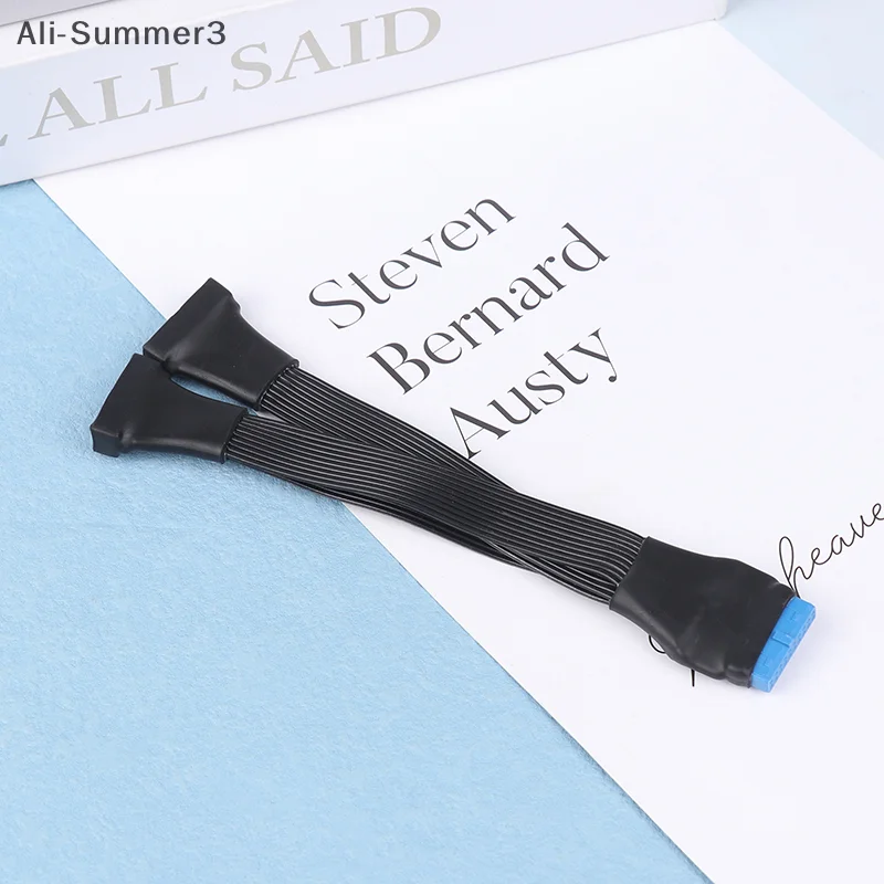 USB 3.0 19Pin/20Pin Internal Extension Header 1 To 2 Extension Splitter Cable DIY Extender For Motherboard