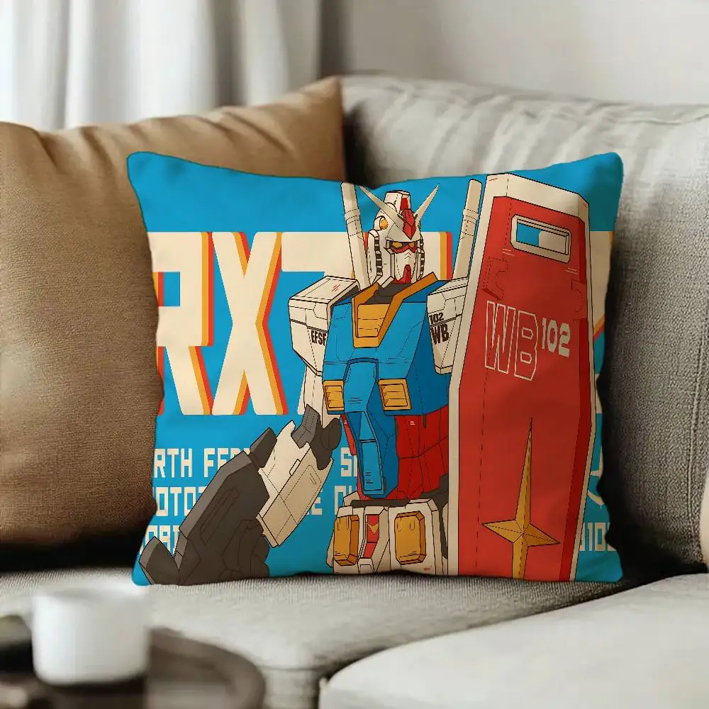 Anime G-GUNDAM Cushion Cover Pillow Cover Decor Pillowcase Printed Cushion Case for Couch