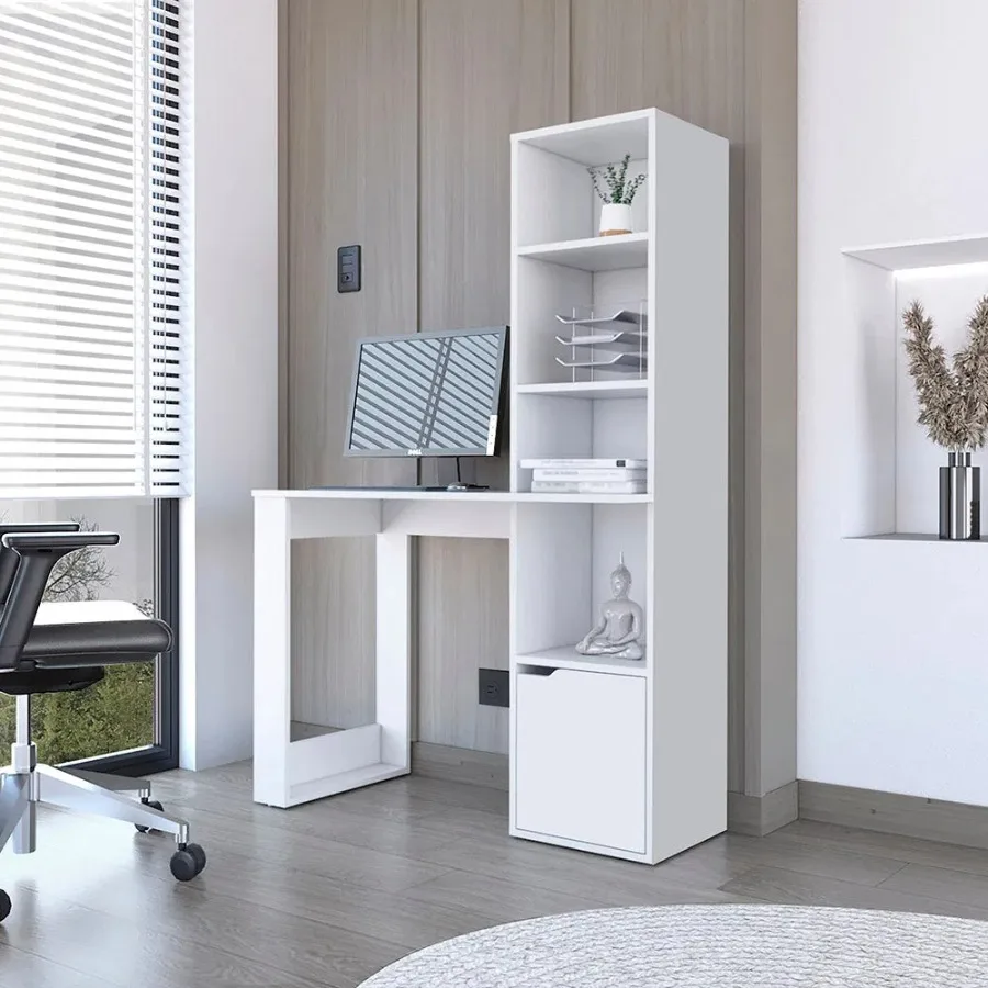 Office Desk Aragon White Finish