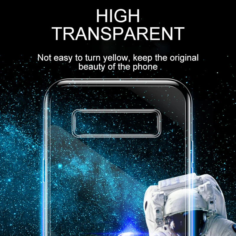 Clear Phone Silicone Case For Samsung Galaxy S10 s10e S7 S8 S9 S20 S21 Note 8 9 10 lite Note 20 Plus Transparent Soft Case Cover