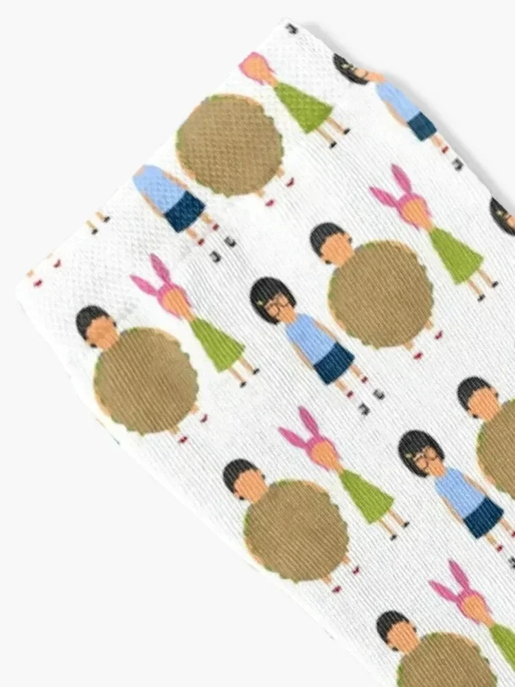 Tina, Gene and Louise Socks hiphop christmas gift Novelties Women Socks Men's