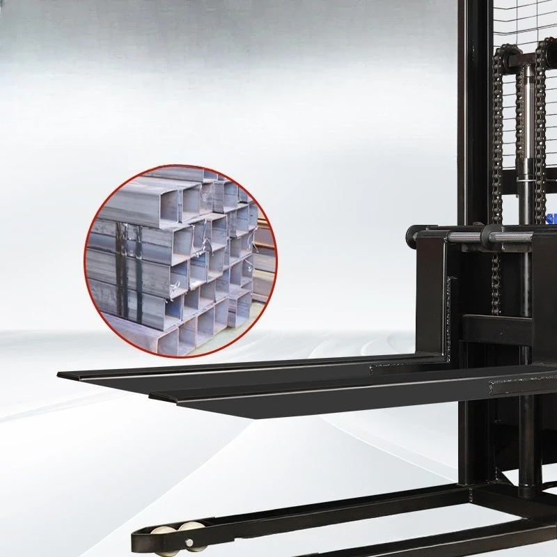 

All-electric stacker, walking 2-ton pedal electric forklift, automatic lifting hydraulic handling, lifting and unloading truck