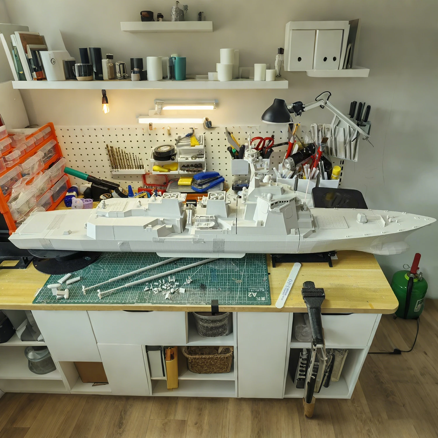 

1/150 RC Ships 113cm Moye Destroyer Remote Control Boat 3D Printing Forming RC Schiffe Model Kit Ship Toy Warship Model