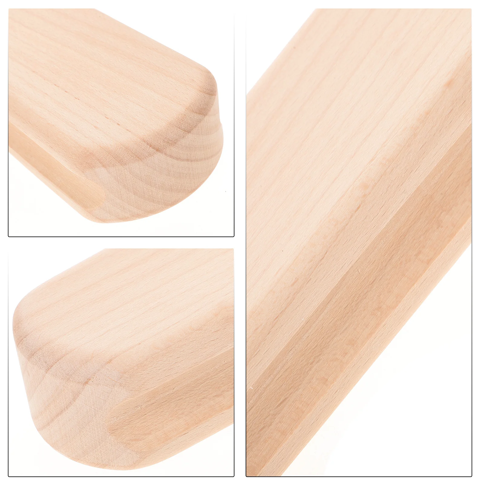 너도밤나무 클래퍼 재봉 도구 인체공학적 홈이 있는 컴팩트한 퀼팅용 다림질 블록 재봉 공예 프로젝트용