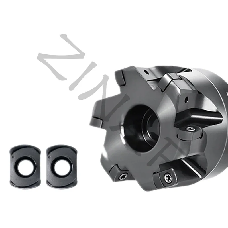 Imagem -04 - Tebl Tembl Fresa Dupla Face de Alimentação Rápida Blmp0603r Blmp0603 Inserção de Carboneto Hi-feed Fresa Cnc Travamento de Dentes
