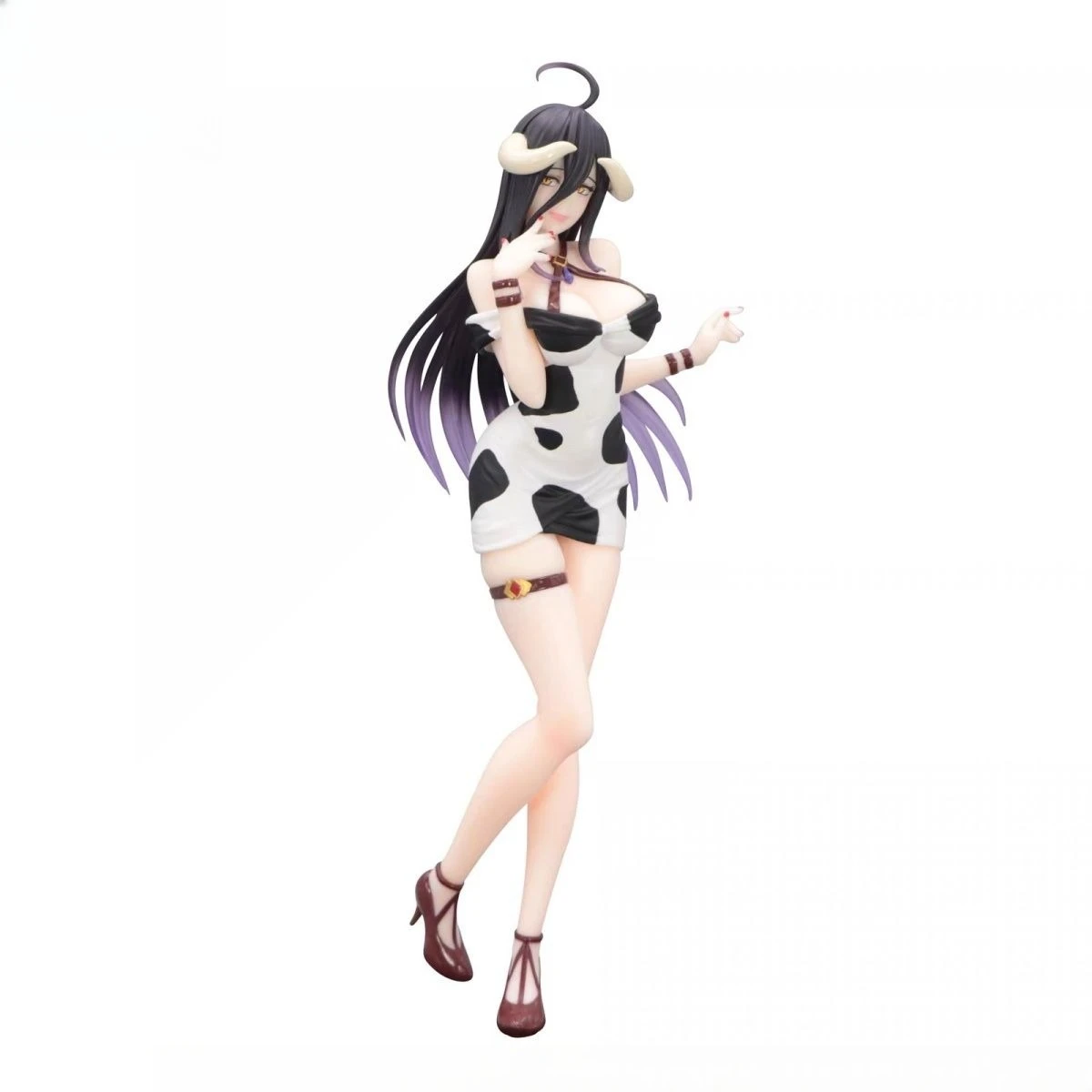 

Albedo Anime Girl Cow Print Short Skirt Figure Desktop Decor Statue Collectible Anime Girl Figure - Perfect Gifts for Anime Fans