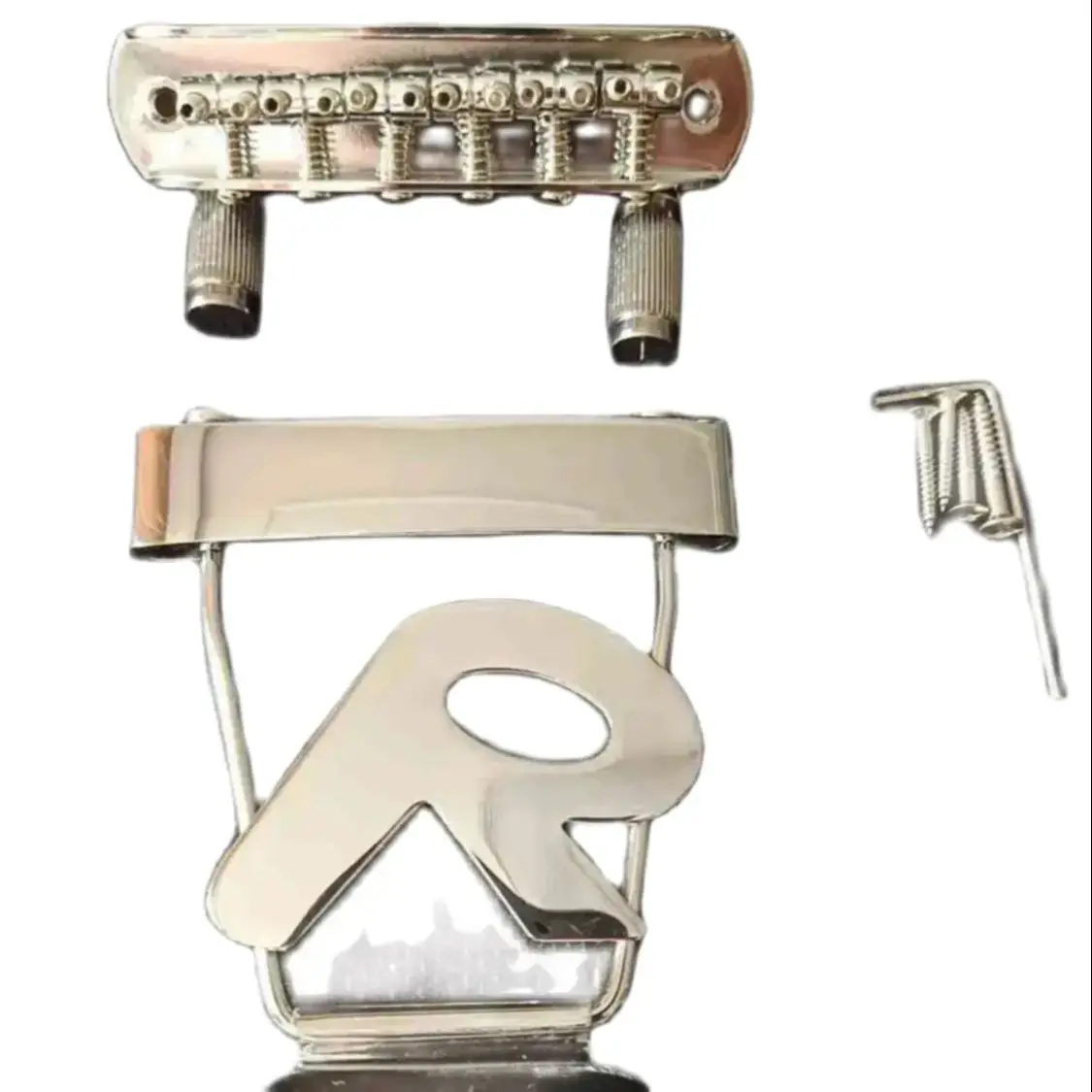 6 string Rick Electric Guitar Bridge Tailpiece, Import Bridge, R Tailpiece for Ric Series Guitar Professional Guitar Parts