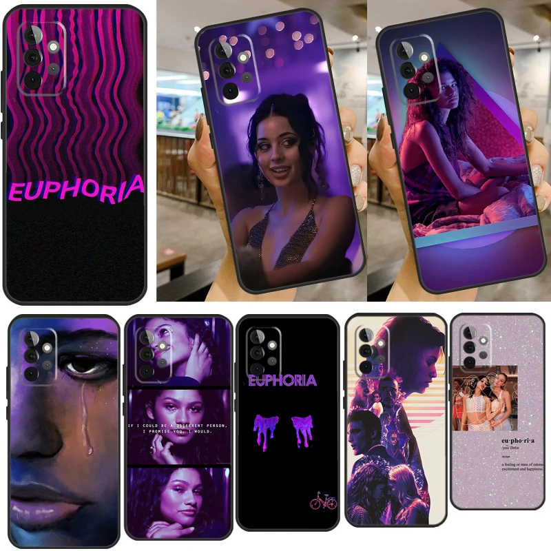 American TV Series Euphoria Luxury Case For Samsung Galaxy A51 A71 A52 A72 A12 A22 A32 A42 A50 A70 A21S A52S Phone Cover