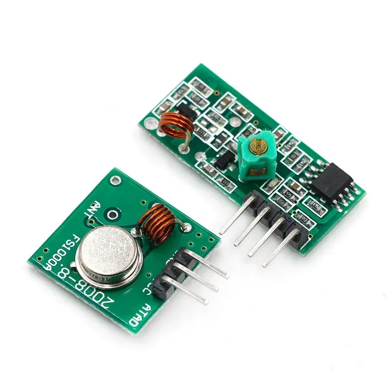 Kit Tautan Pemancar dan Penerima RF untuk Modul Kontrol Jarak Jauh Nirkabel Papan Modul Tegangan 315Mhz 433Mhz 315 433 Mhz Arduino