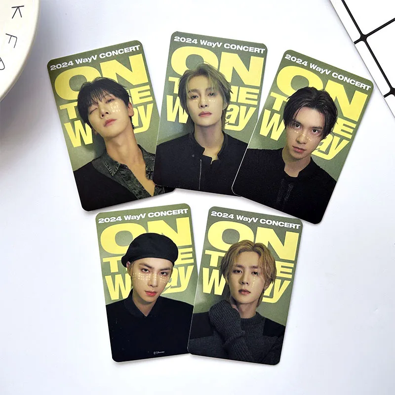 Imagem -04 - Kpop Lomo Cartão Parakpop Photocard Merch Album on The Way Concerto Cartão Lomo Winin Hendery Yangyang Cartão Pequeno Recolher o Presente Fãs