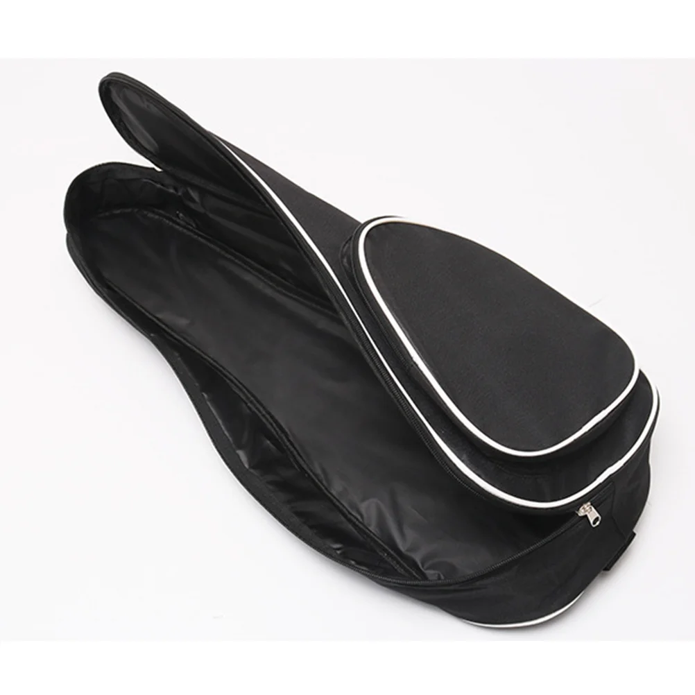 

1Pcs 21 Inch Small Guitar Case Oxford Cloth Waterproof Ukulele Bag with Pockets Portable Instrument Protector Travel Friendly