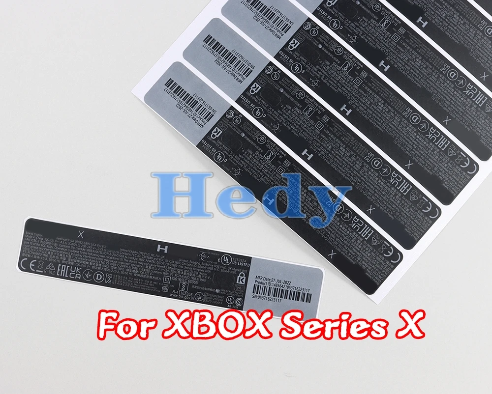 XBOX 시리즈 S용 XBOX 시리즈 X 콘솔 호스트 스티커 라벨용 2개