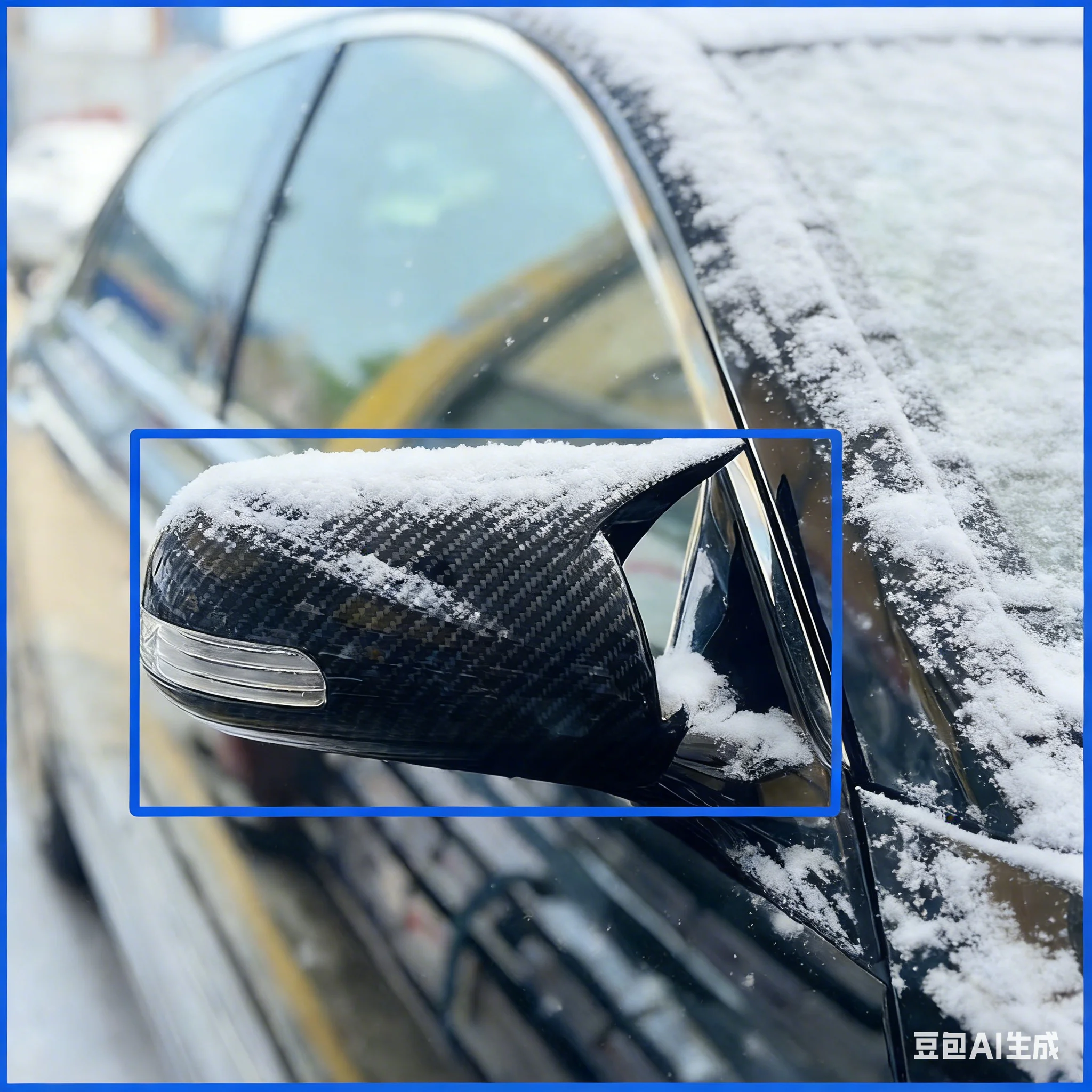 

FOR Toyota Mark X X120 2004-2009 Side REARVIEW MIRROR COVER STICKER TRIM Car-styling Auto Parts Accessories