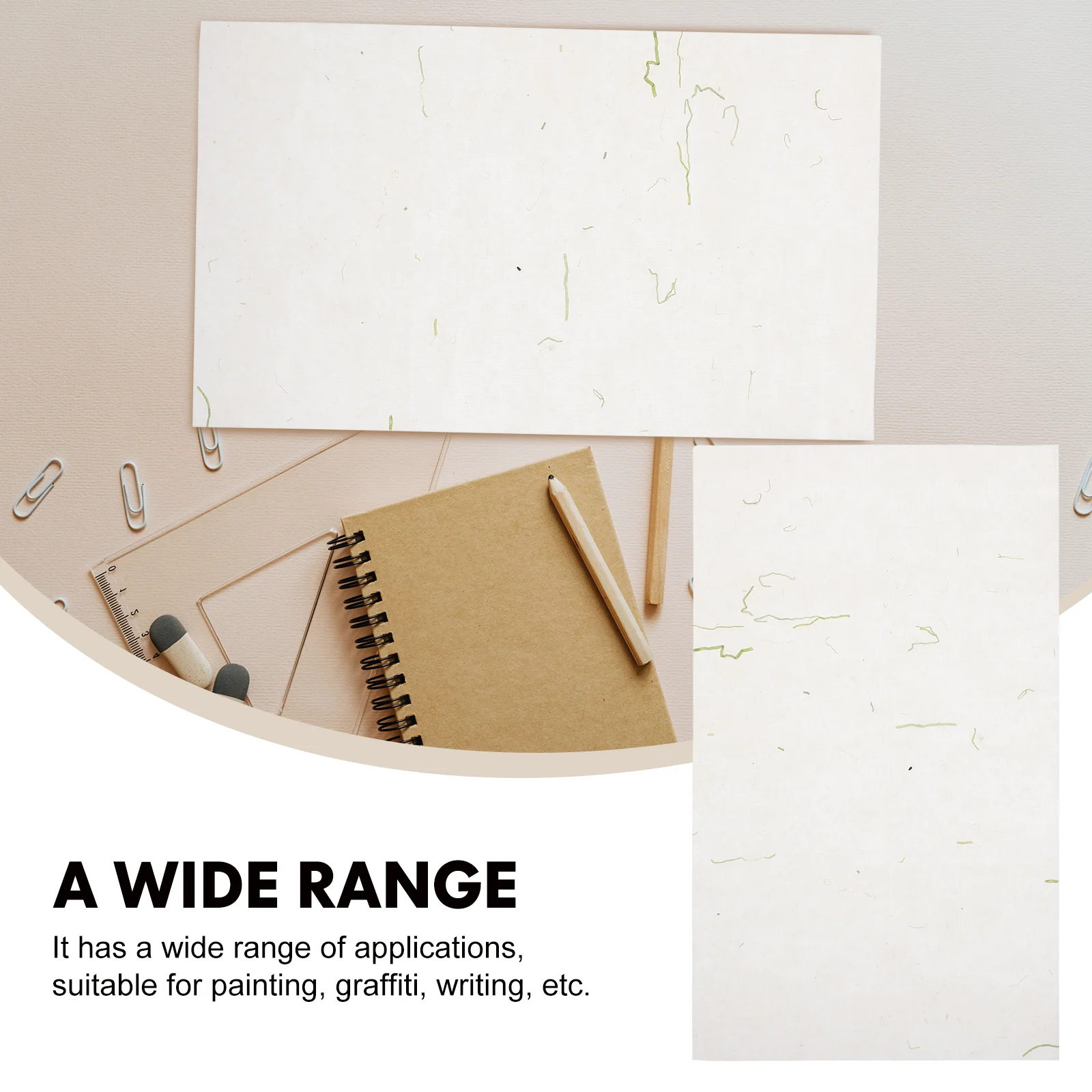 

120 Sheets Rice Paper Letterhead Professional Writing Calligraphy Multi Function Xuan Paper Watercolor Drawing Art Supplies